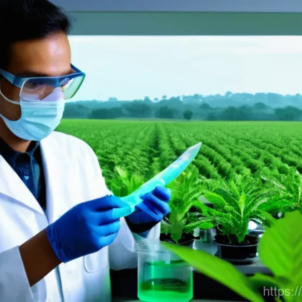 화학공학 지속 가능성 - **Image Prompt 1: The Dawn of Biodegradable Innovations**
A vibrant, futuristic laboratory where...