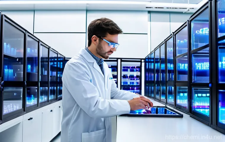 화학공학 데이터 처리 기술 - **Image Prompt 2: AI Orchestrating a Smart Chemical Plant**
    An expansive, high-tech interior vie...