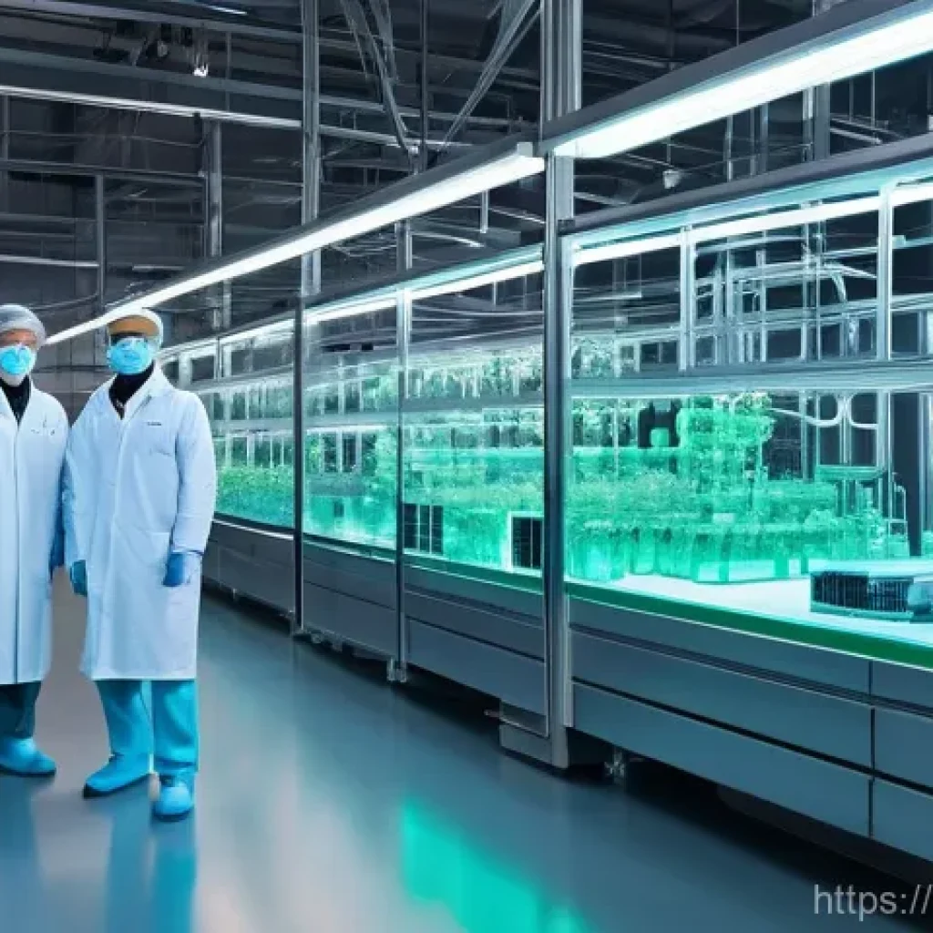 화학공학 친환경 기술 - **Prompt 1: Methane Biorefinery of the Future**
A highly advanced, futuristic biotechnological l...