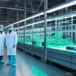 Home 18 화학공학 친환경 기술 - **Prompt 1: Methane Biorefinery of the Future**
A highly advanced, futuristic biotechnological l...